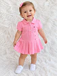 Vestido Tommy Hilfiger Rosa - Miniatura 1