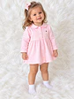 Vestido Tommy Rosa Con Cubre Pañal - Miniatura 1