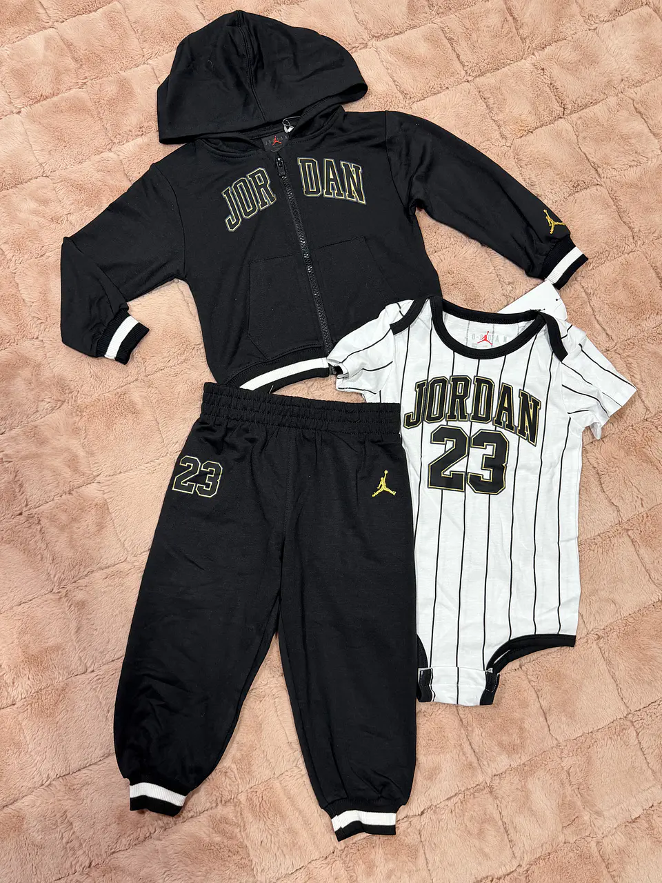 Set Jordan 3 Piezas - Negro 2