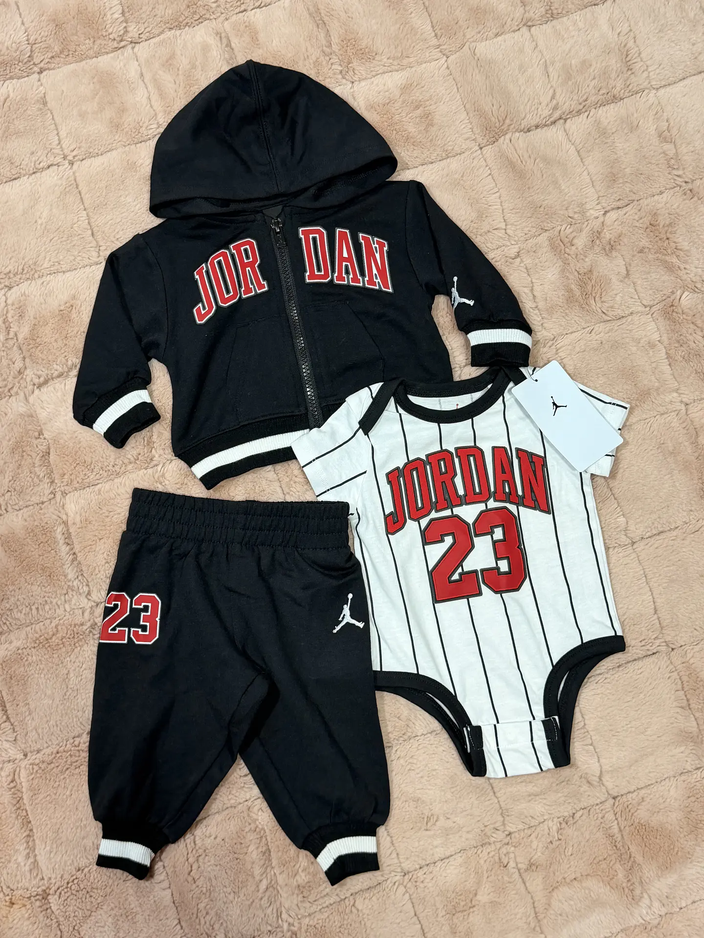 Set Jordan 3 Piezas - Negro 2