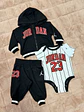 Set Jordan 3 Piezas - Negro - Miniatura 2