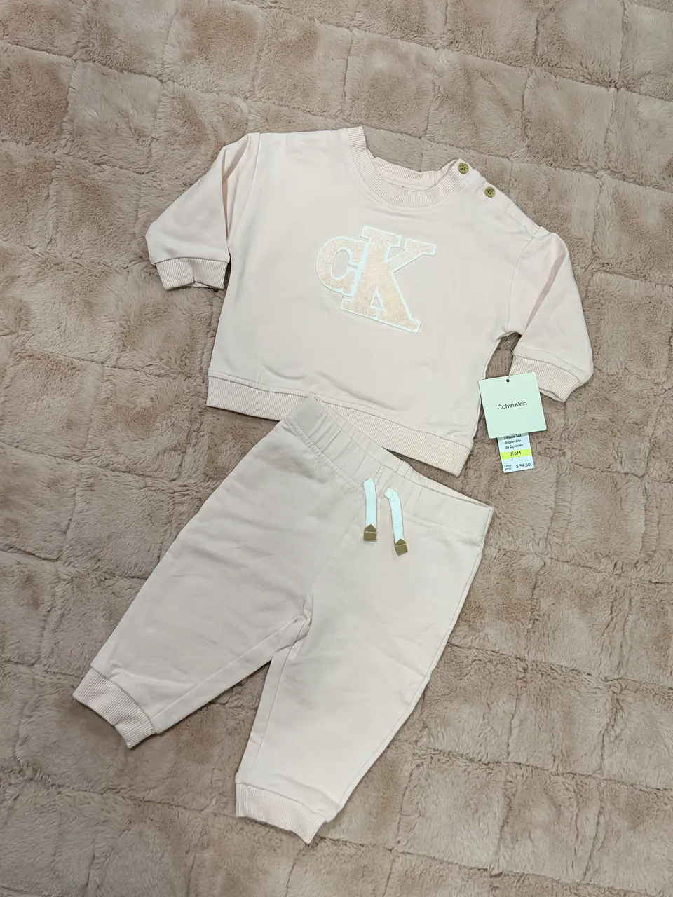 Conjunto Calvin Klein Rosa 2