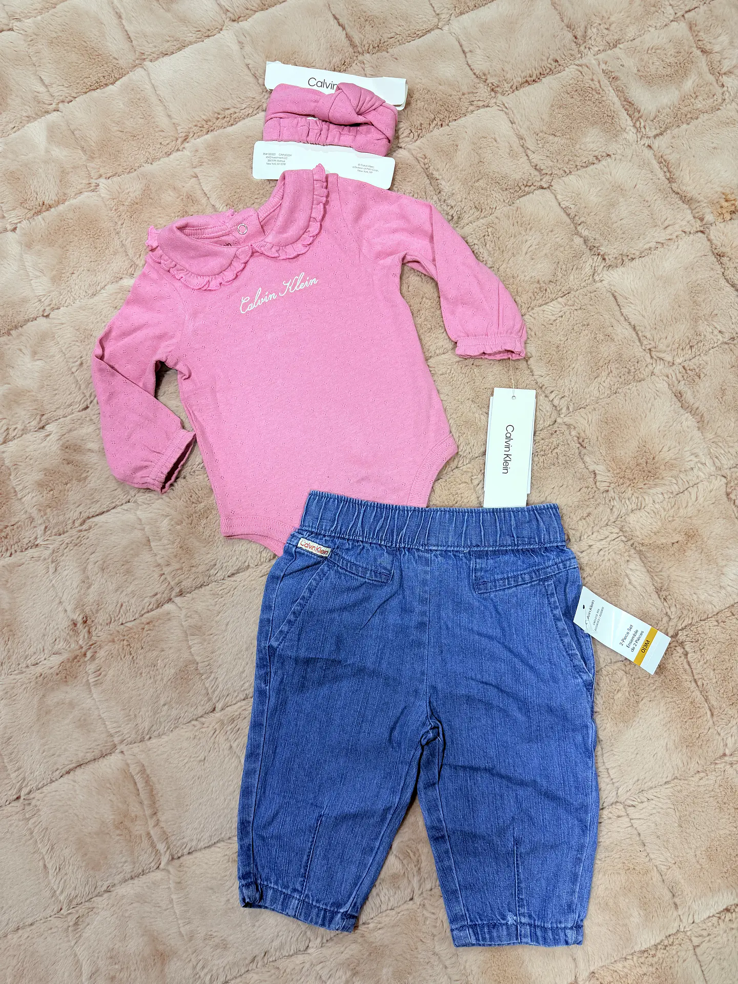 Conjunto 3 Piezas Calvin Klein Niña  3