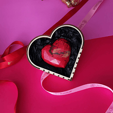 Caja de Chocolate amargo Corazón pequeña