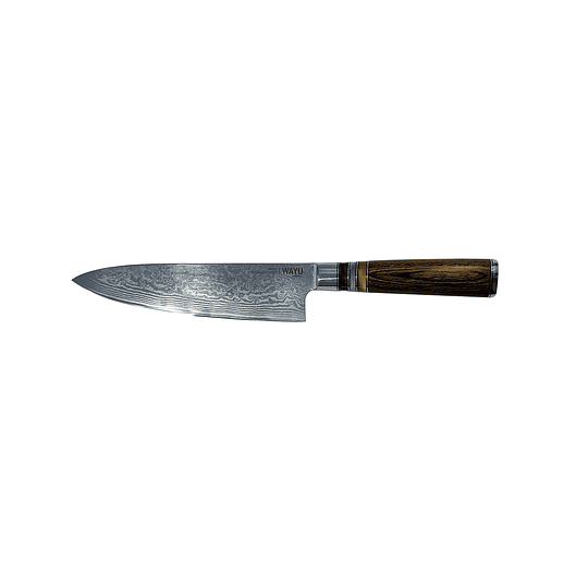 CUCHILLO DAMASCUS BROWN PREMIUM