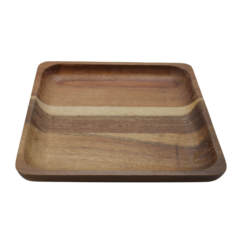 Plato Aperitivo de Madera Wayu 20.3 Cm