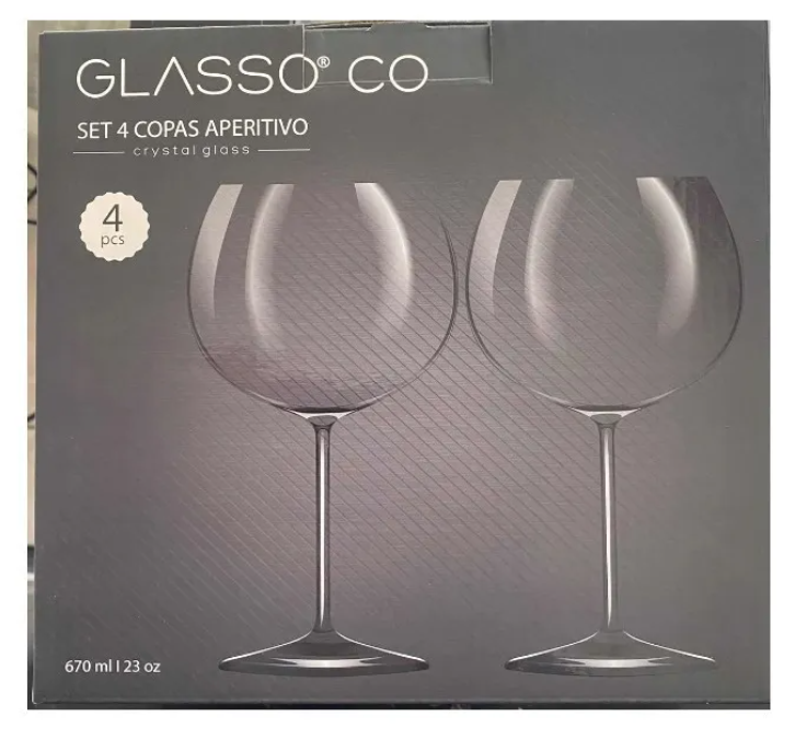 SET 4 COPAS APERITIVO 670ml
