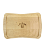 PLANCHA GRILL HIERRO FUNDIDO + TABLA DE MADERA