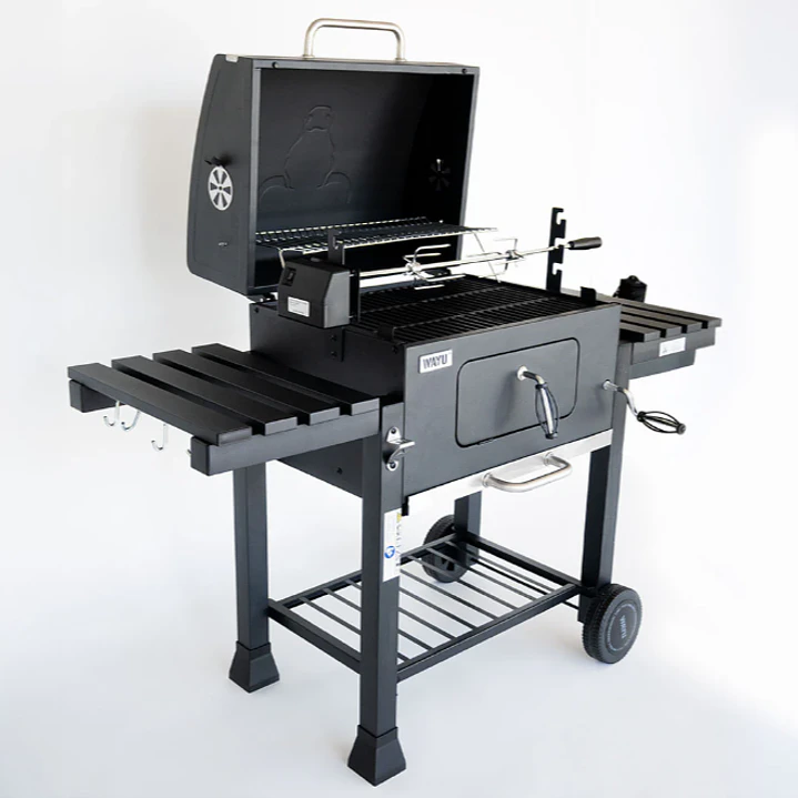 PARRILLA A CARBON WAYU CON SPIEDO 2