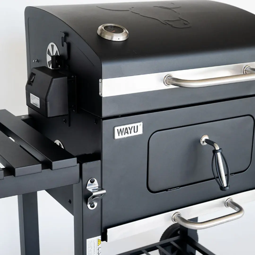PARRILLA A CARBON WAYU CON SPIEDO 4