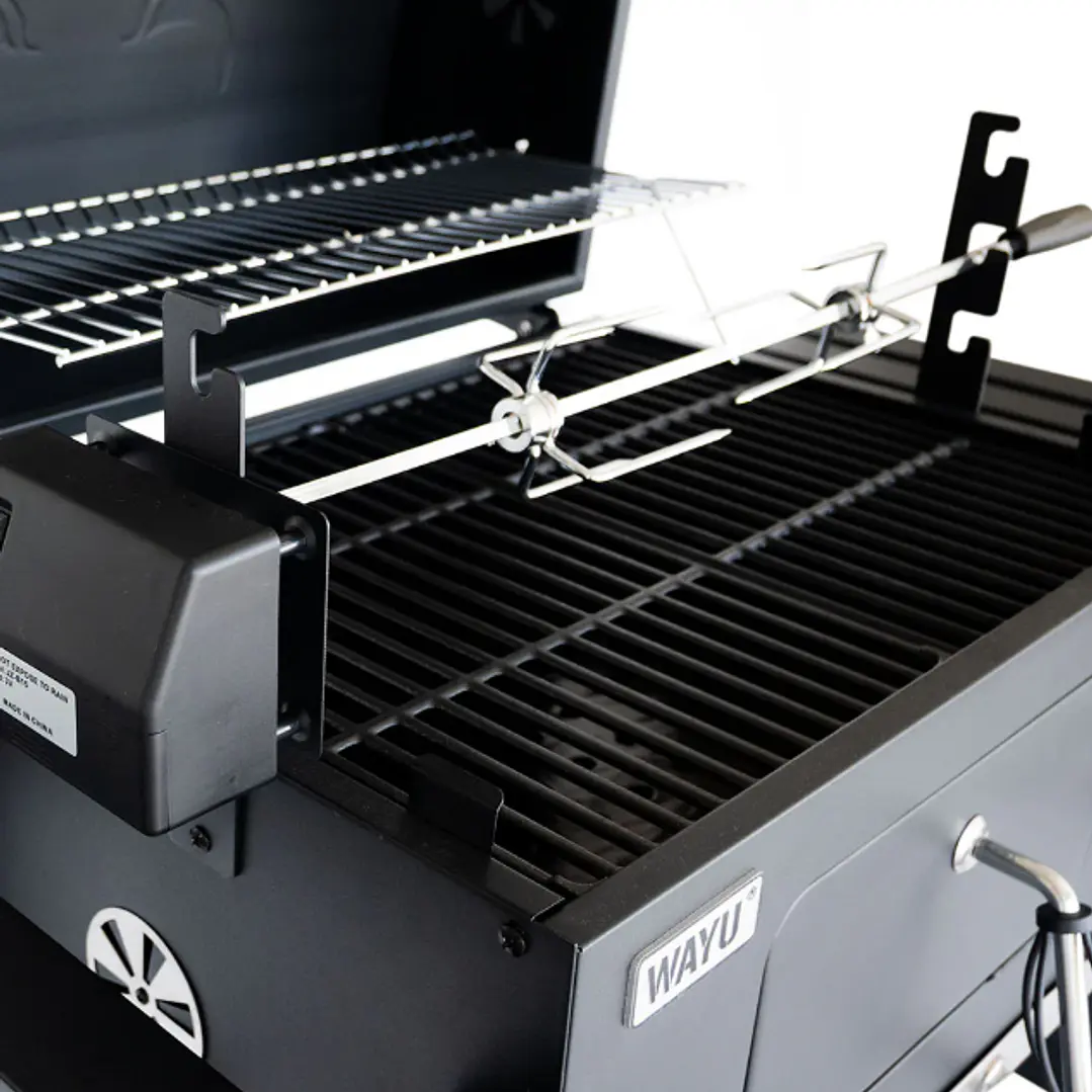 PARRILLA A CARBON WAYU CON SPIEDO 6