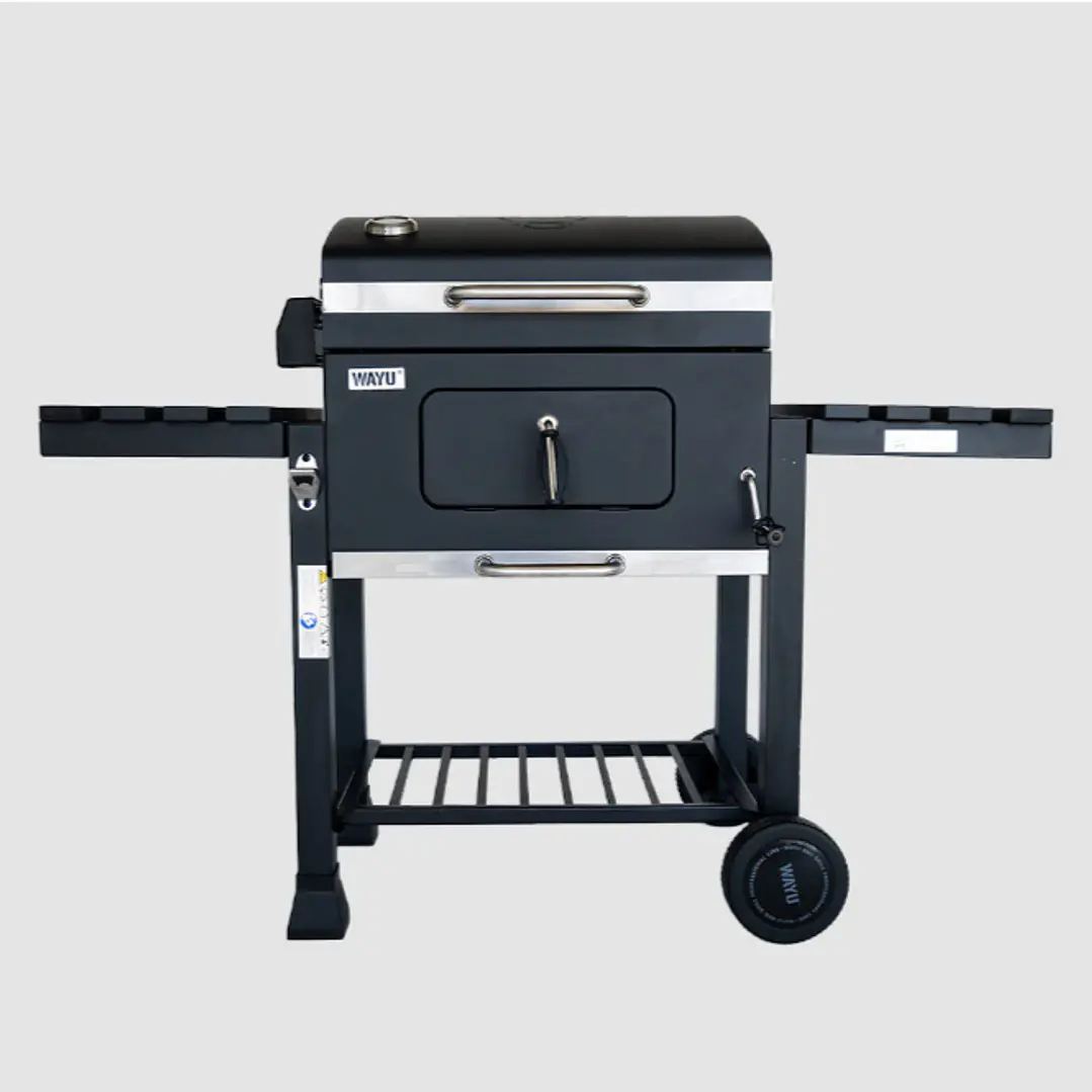 PARRILLA A CARBON WAYU CON SPIEDO 1