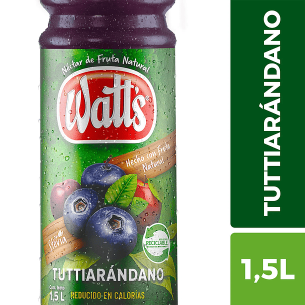 nectar watts desechable tuttiarandano 1.5 lt 