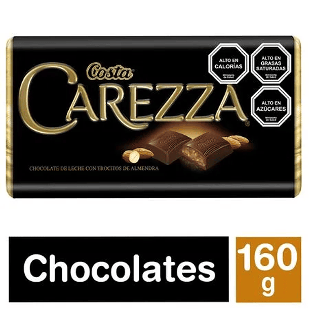 Chocolate Carezza Almendras 160 g