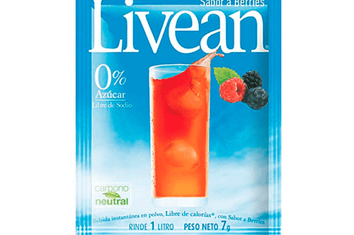 jugo en polvo berries 7g LIVEAN