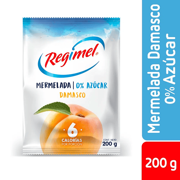  Regimel  Mermelada Regimel damasco bolsa 200 g