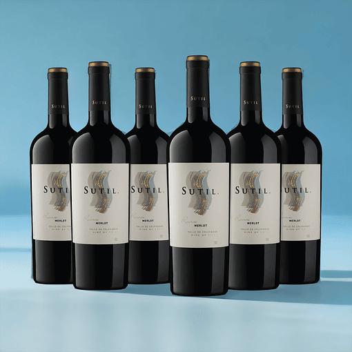 SUTIL RESERVE MERLOT / Caja de 6 unidades 