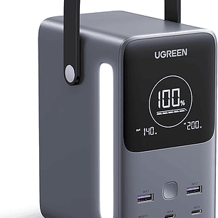 POWER BANK UGREEN 300W - 48000 MAH 5 PUERTOS