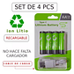Pilas Recargables AA Litio + Cable de carga - 4 Unidades - Cafini - Miniatura 6