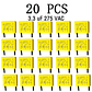 CAPACITOR CONDENSADOR 3.3 UF - REEMPLAZA CABLE NEUTRO - KIT 20 UNIDAD - Miniatura 1