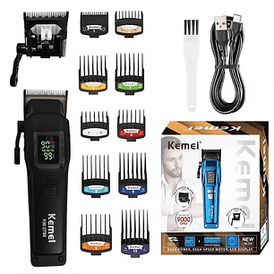 CORTADOR DE CABELLO KEMEI 2795 - CLIPPER - NEGRO