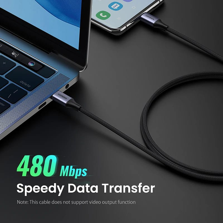 CABLE UGREEN USB C a C - 240W - CARGA RAPIDA - 1 METRO 6