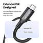 CABLE UGREEN USB C a C - 100W - CARGA RAPIDA - 1MT - Miniatura 3