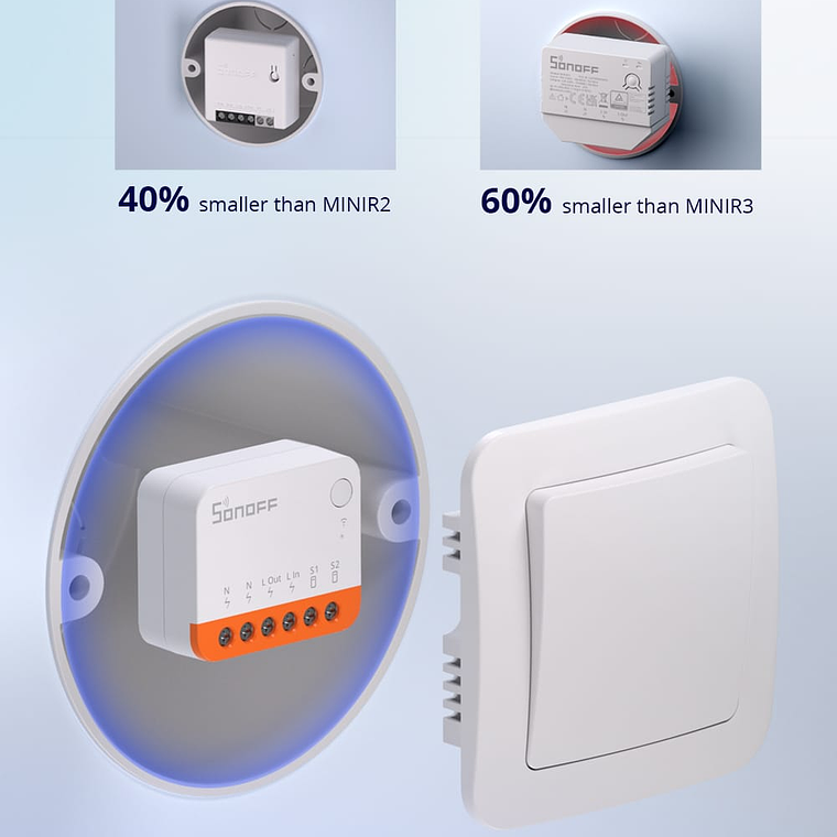 SONOFF MINI R4 - INTERRUPTOR WIFI 4