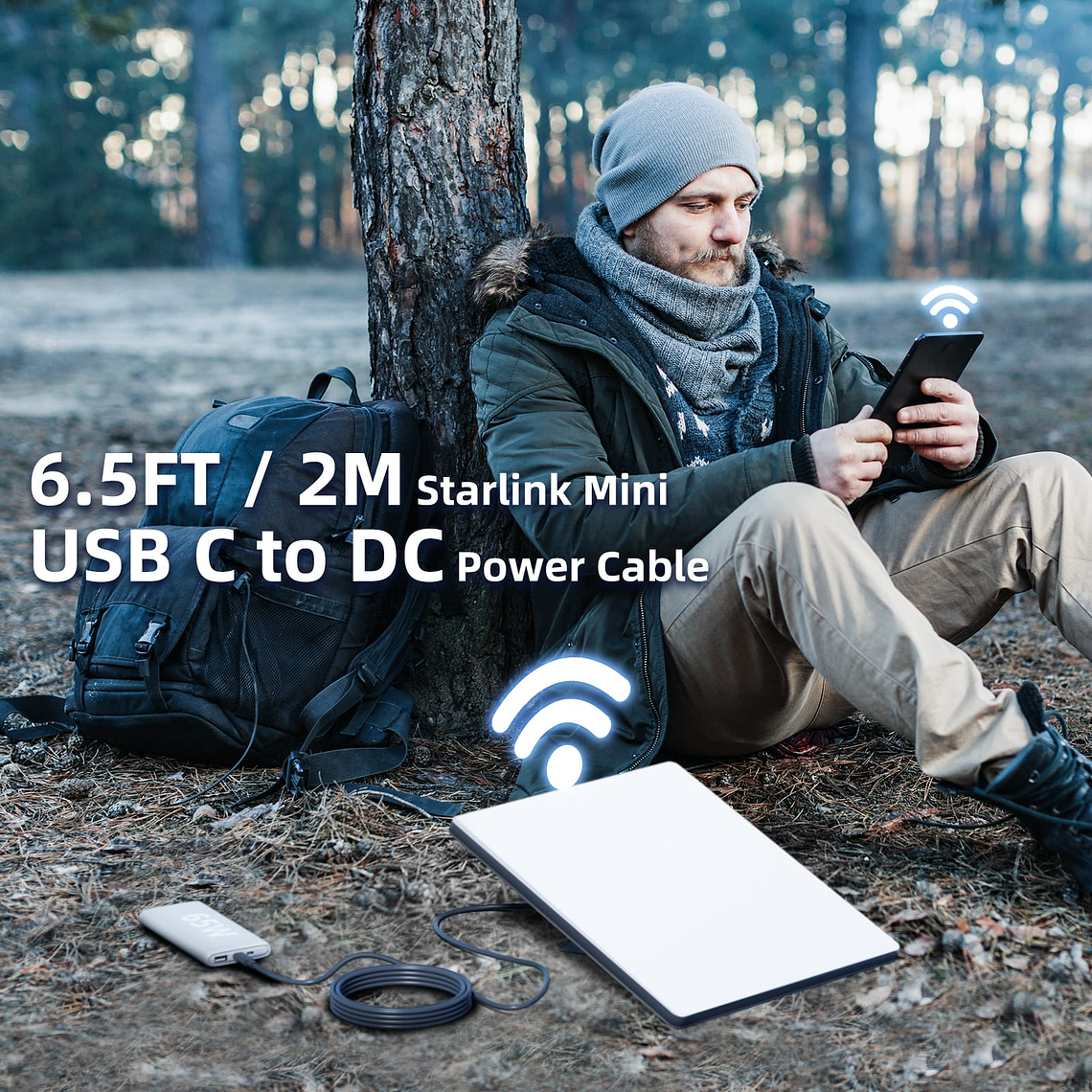 CABLE DE ALIMENTACION PARA STARLINK MINI TIPO C - 5MT 6