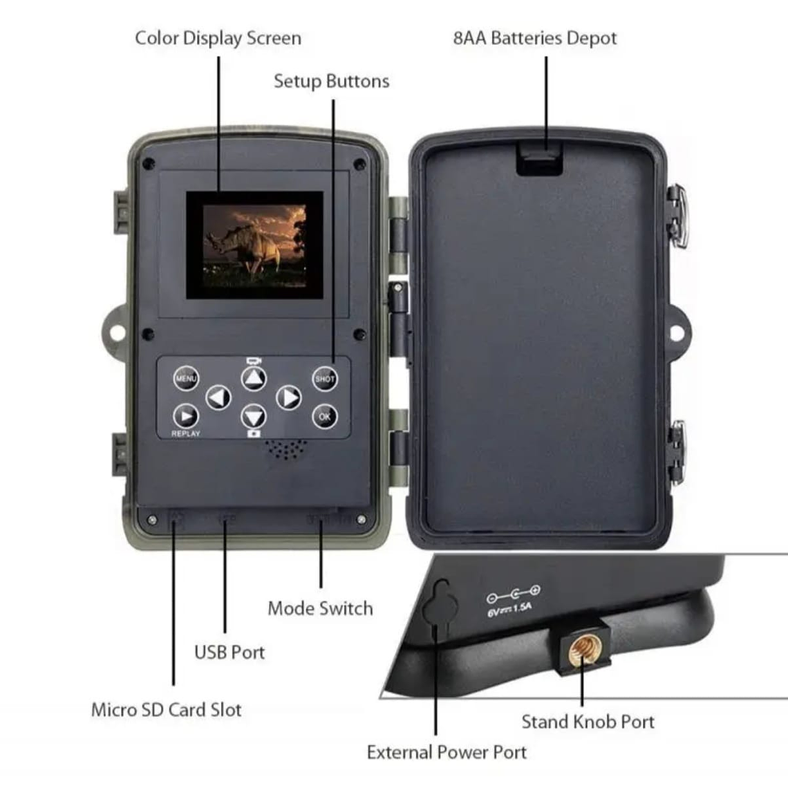 CAMARA TRAMPA PARA CAZA HC-802A - TRAIL CAMERA 3