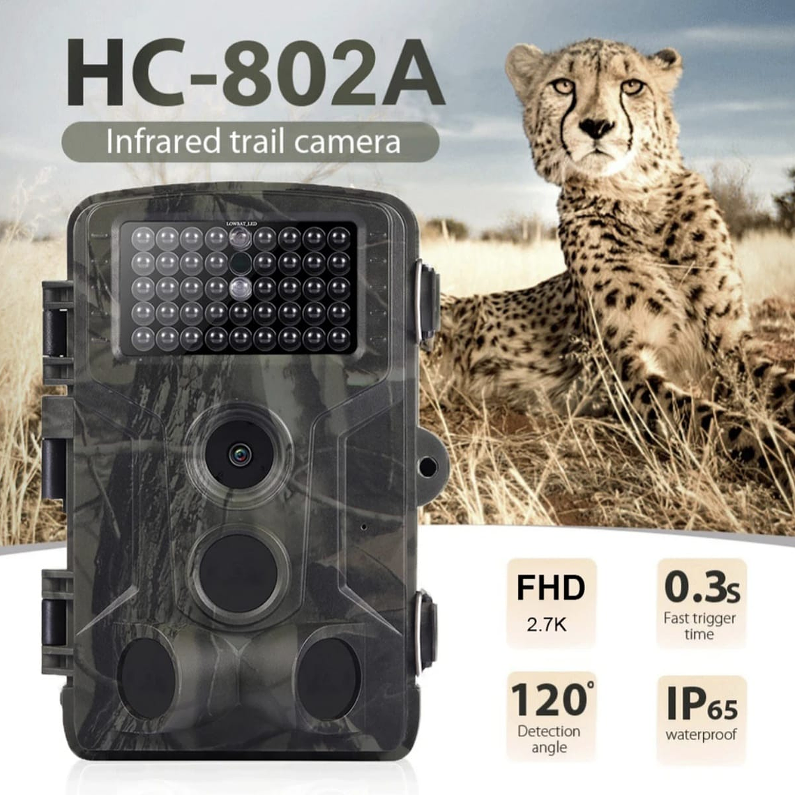 CAMARA TRAMPA PARA CAZA HC-802A - TRAIL CAMERA 1