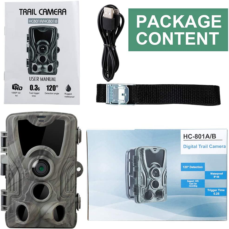 CAMARA TRAMPA PARA CAZA HC-801A - TRAIL CAMERA 4