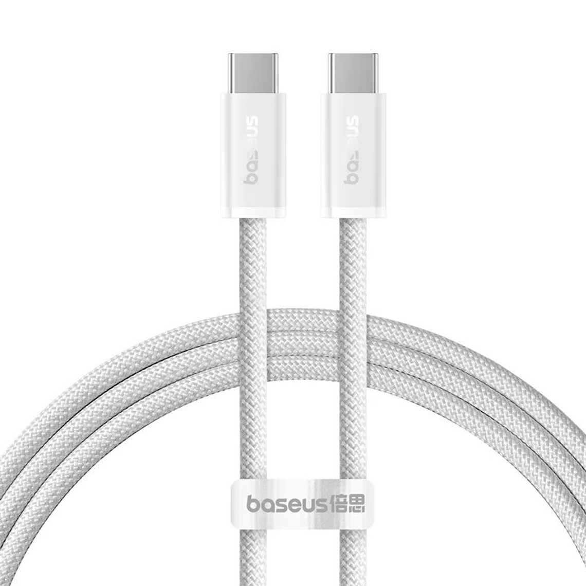 CABLE BASEUS USB C a C - 100W - CARGA RAPIDA - 2MT - BLANCO 1