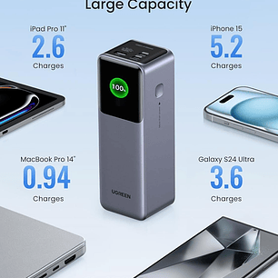 POWER BANK UGREEN NEXODE 200W - 25000 MAH