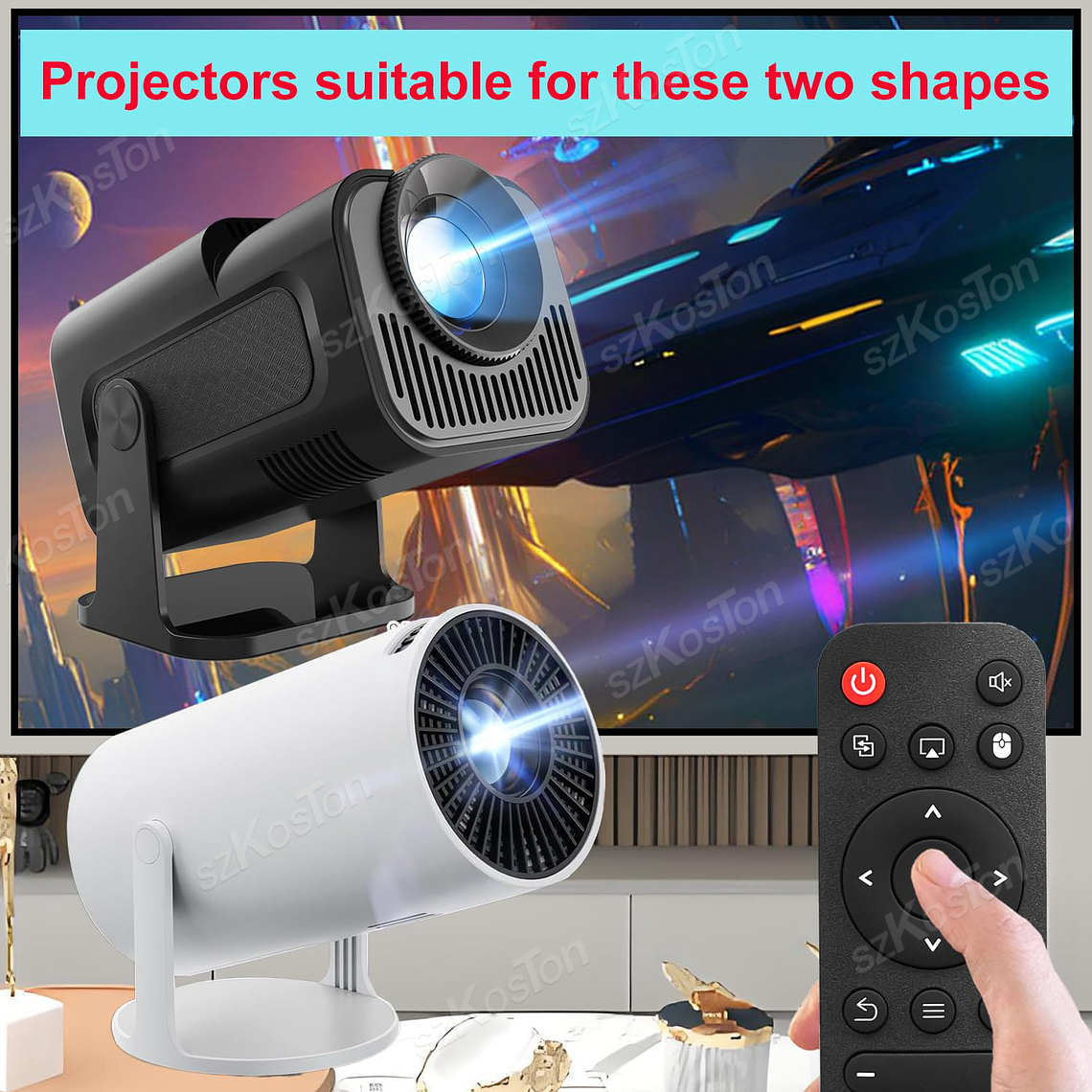 Control Remoto para Proyector Magcubic HY300 HY320 HY300 PRO HY300 PRO+ HY300 MAX HY300X 6