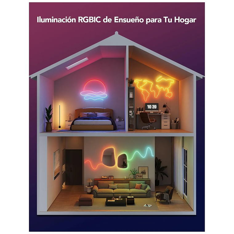 GOVEE NEON ROPE LIGHT 2 - TIRA LED - 5 METROS 3