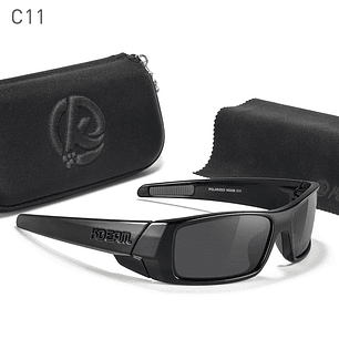 LENTES DE SOL MARCA KDEAM - NEGRO BRILLANTE - KD338-C11