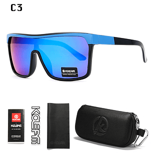 LENTES DE SOL MARCA KDEAM - AZUL - B1KD802-C3