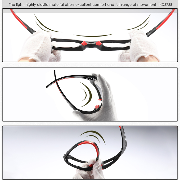 LENTES DE SOL MARCA KDEAM - AZUL - KD8788-C6 2