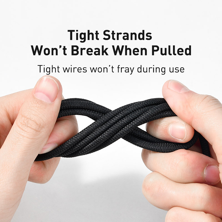 CABLE BASEUS USB C a C - 240W - CARGA RAPIDA - 1 METRO 4