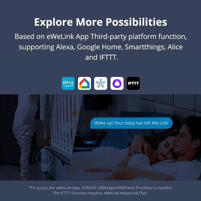 SENSOR DE PRESENCIA SONOFF - SNZB-03P - ZIGBEE 3
