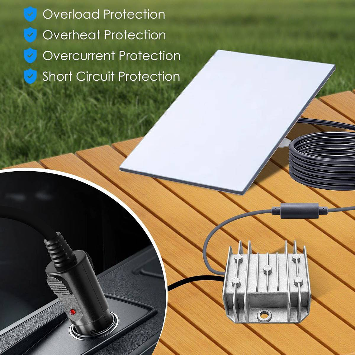 Inversor De Energia Para Starlink Mini 12v A 48v -  Para Vehiculo tipo cenicero 2