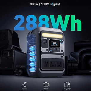  Anker Estación de energía portátil SOLIX C300