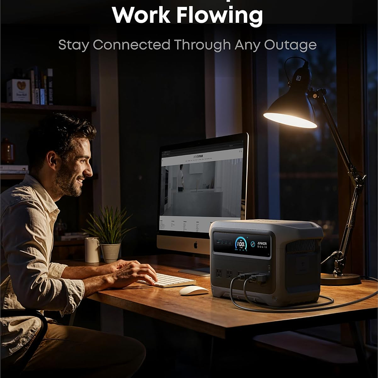 ANKER SOLIX C1000 Gen 2 Estación de energía portátil 7