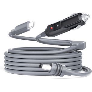 Cable de Alimentación Auto Para Starlink Mini - 3 Metros - Extensión 12V DC Conector Cigarrera Camping