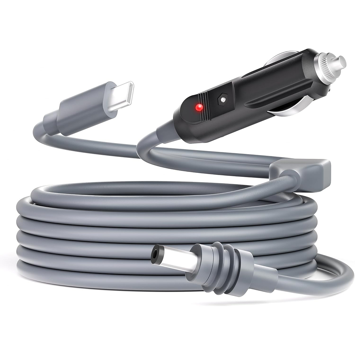 Cable de Alimentación Auto Para Starlink Mini - 5 Metros - Extensión 12V DC Conector Cigarrera Camping 1