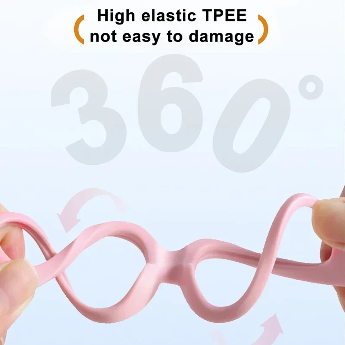 Lentes de Sol Deportivos para Niños (Flexibles e Indestructibles) - Protección UV400 Polarizados - Marco de Silicona Suave - Gris 2