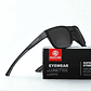 Lentes de Sol KDEAM Polarizados Marco Negro - Lente Oscuro Clásico UV400 Estilo Urbano - Miniatura 1