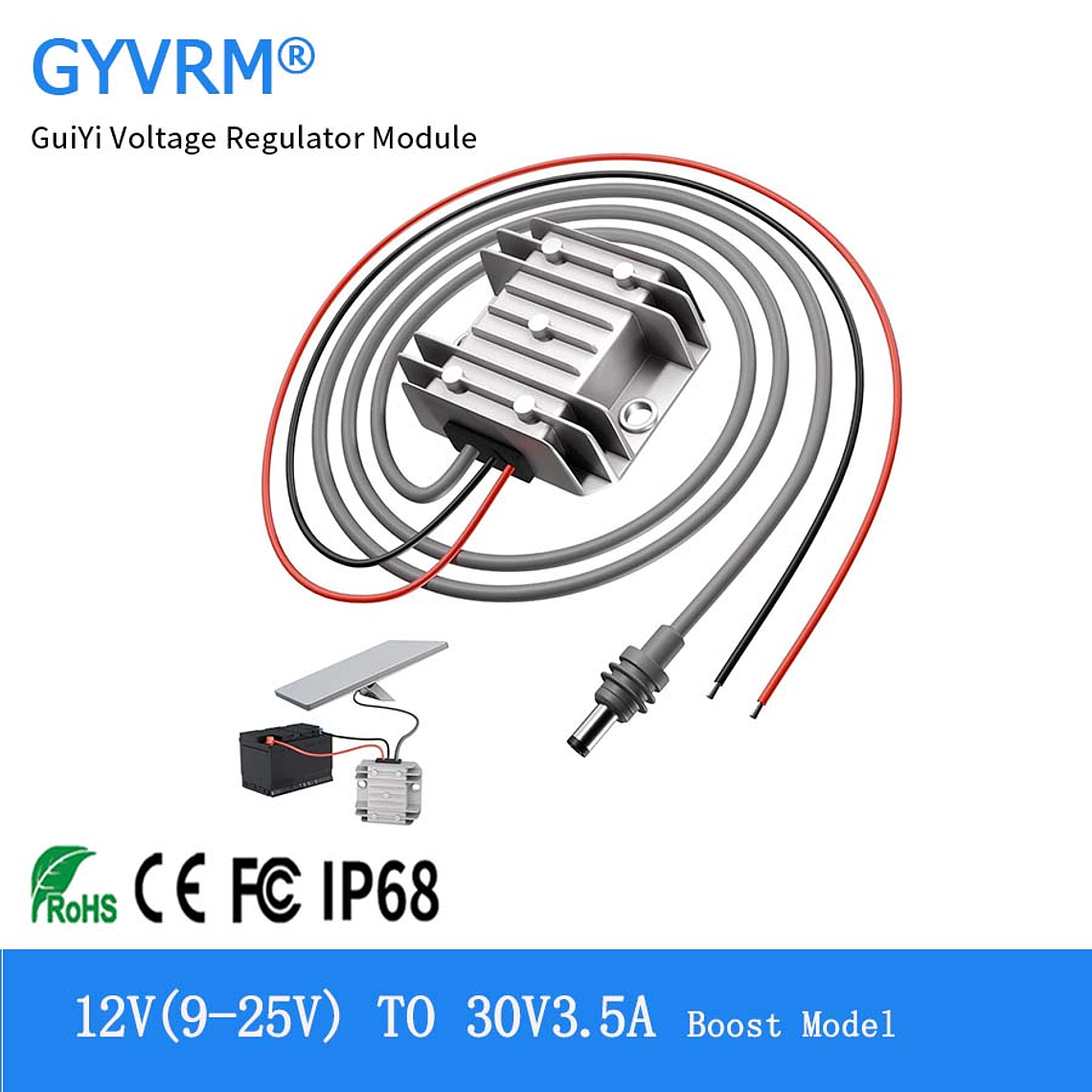 Inversor de Energía DC Para Starlink Mini 12V a 30V - 3.5A 1