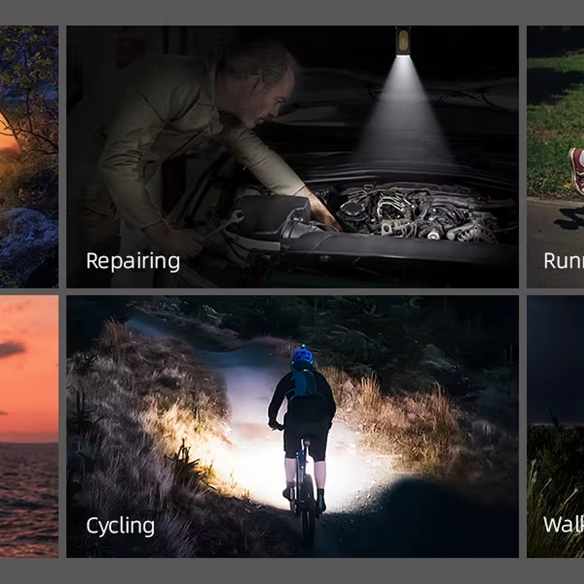 Linterna LED T7 Pro - Portatil de 750 Lumenes Equivalentes - Ideal Para Senderismo y Caza 7